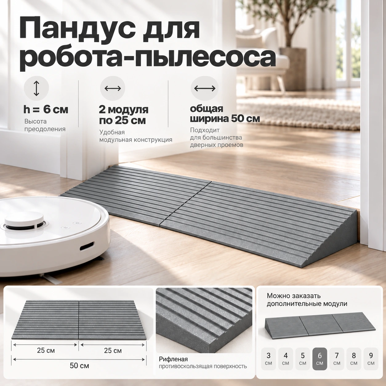 GlideX 60 — пандус высотой 60 мм